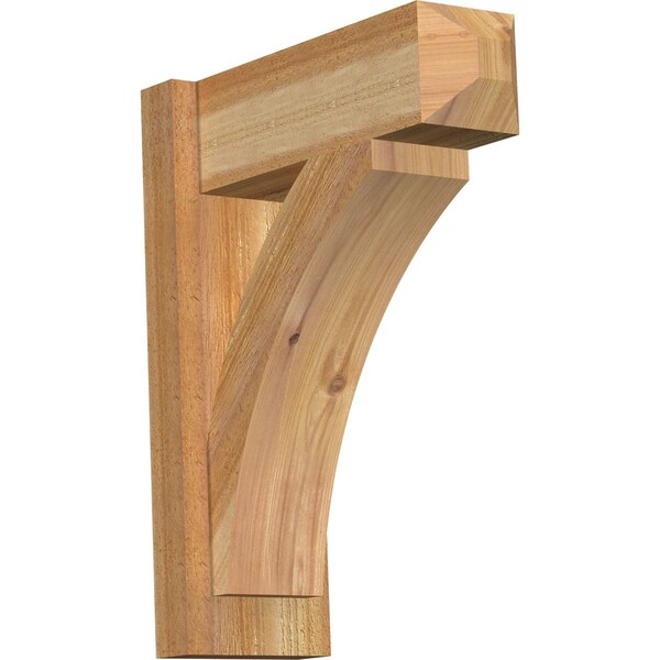 Ekena Millwork Thorton Rough Sawn Craftsman Outlooker, Western Red Cedar, 6"W x 16"D x 20"H OUT06X16X20THR04RWR - main